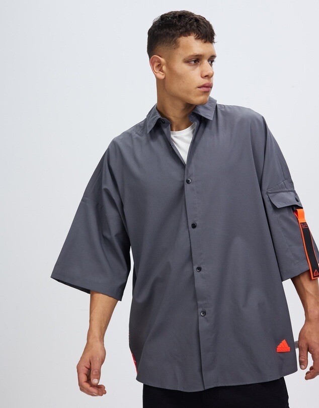 ADIDAS Men's MCE Q2 PRShirt Activewear - size M - Grey/Red | eBay