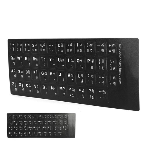 Thai Keyboard Sticker Replacement Keyboard Sticker For Desktop Computer Lapt ZTS - Picture 10 of 22
