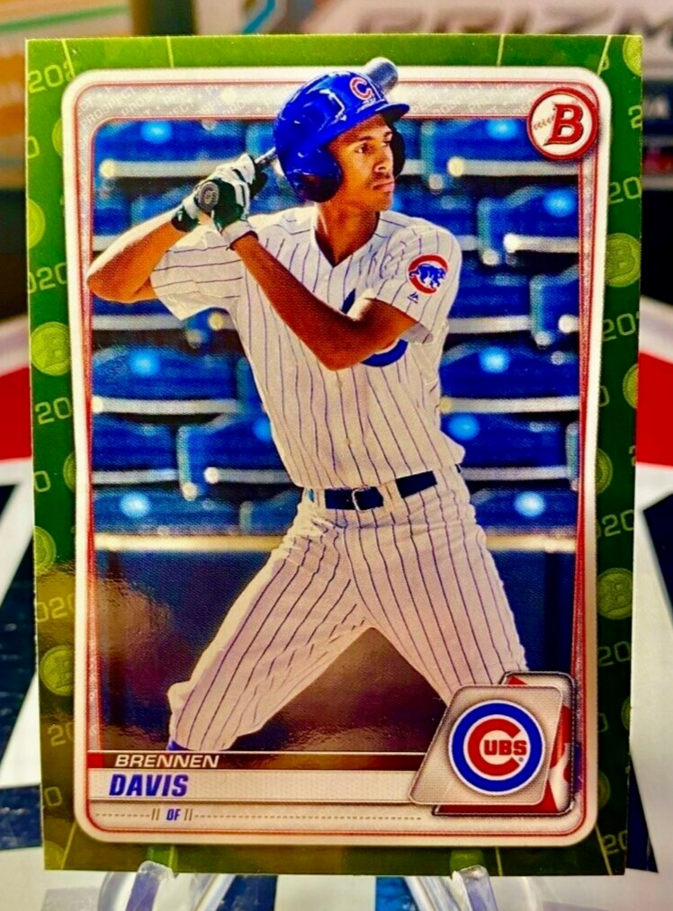 2020 Brennen Davis Bowman Baseball Prospects Camo Parallel #BP-141