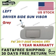 Left Driver Side Sun Visor W/ Lights Fits for  Honda CRV 2017-2022 83280TLAA12ZB