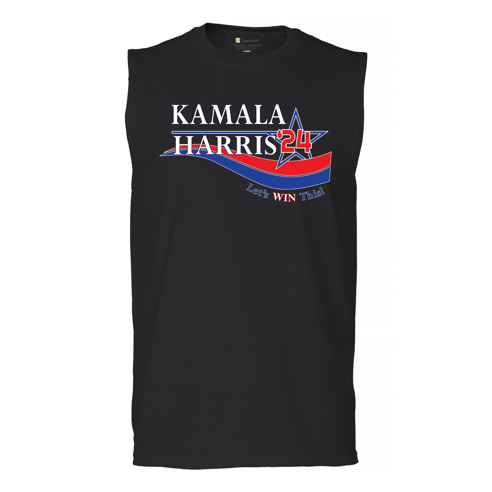 ALTRA Kamala Harris Camicia Muscolare 24 Let's Win This Madam President Im Speaking Uomo