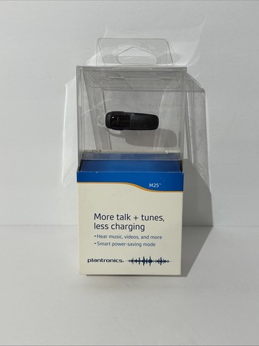 Plantronics M25 In-Ear Only Headphone Headset Earloop Bluetooth NIB - 第 1/6 張圖片