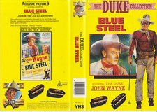 BLUE STEEL 1934 - Aussie Re-Issue - John Wayne B  W Classic Early Western VHS