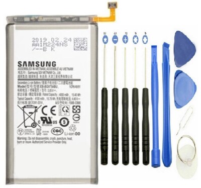 Original Samsung Galaxy S10+ Plus EB-BG975ABU Akku SM-975F + 12 Tlg. Werkzeugset