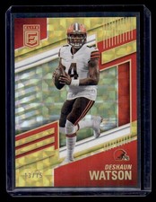 2022 Donruss Elite #17 Deshaun Watson Yellow #/75