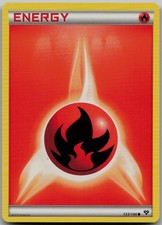 Fire Energy 133/146 Common XY Base Set LP Pokemon Card