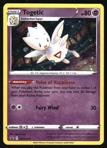 Pokemon Cosmos Holo Togetic SWSH: Sword & Shield Promo Cards SWSH276 NM