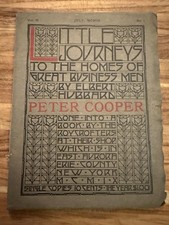 1909 Little Journeys Vol. 25 No. 1 Peter Cooper by Elbert Hubbard - Roycroft