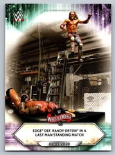 2021 Topps WWE Set Break #51 Edge def. Randy Orton in a Last Man Standing Match 