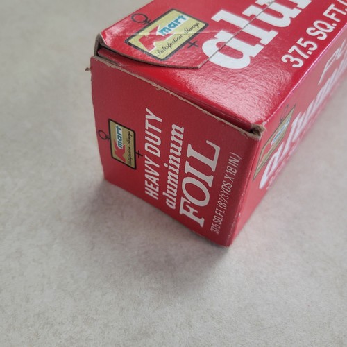 KMart Pure Aluminum Heavy Duty Broiler FOIL  SEALED  VTG  Kmart .66 Cent Tag  - Picture 6 of 6