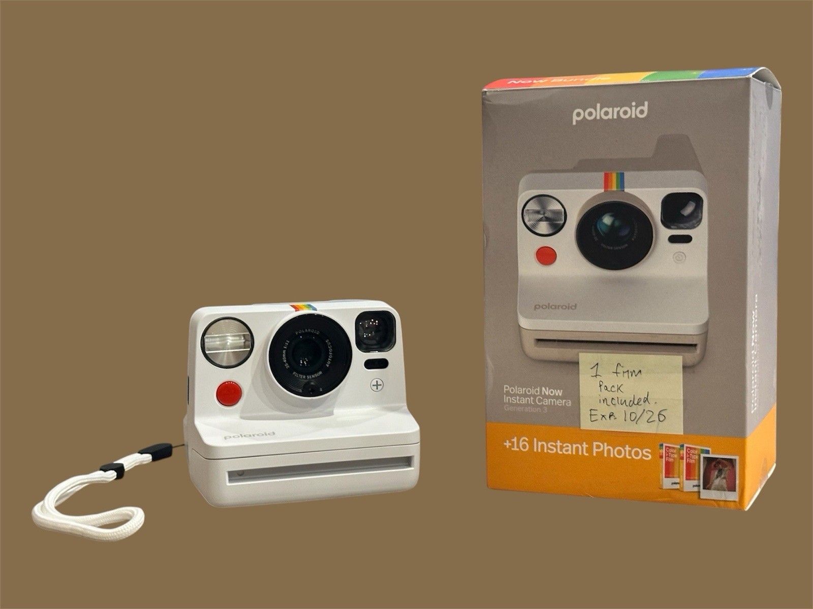 Polaroid - NOW+ Gen3 - Instant Camera Bundle, White, See Description.