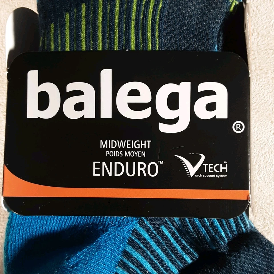 NWT Balega ENDURO Quarter Running Socks Legion Blue Size Small - Image 2 of 4