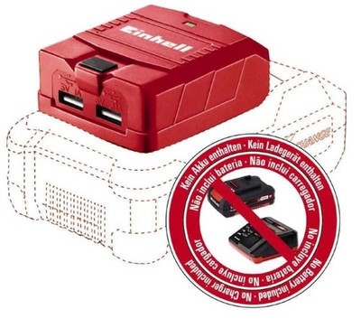 Einhell USB Akku Adapter Univ. Lader Ladegerät PXC TE-CP 18 Li USB - Solo