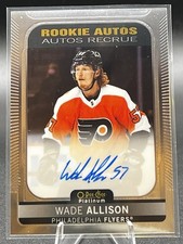2021-22 O-Pee-Chee Platinum Wade Allison Rookie Auto Philadelphia Flyers RC