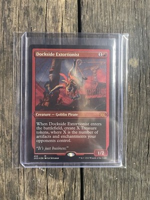 Dockside Extortionist FOIL ETCHED : MTG : Double Masters 2022 : NM