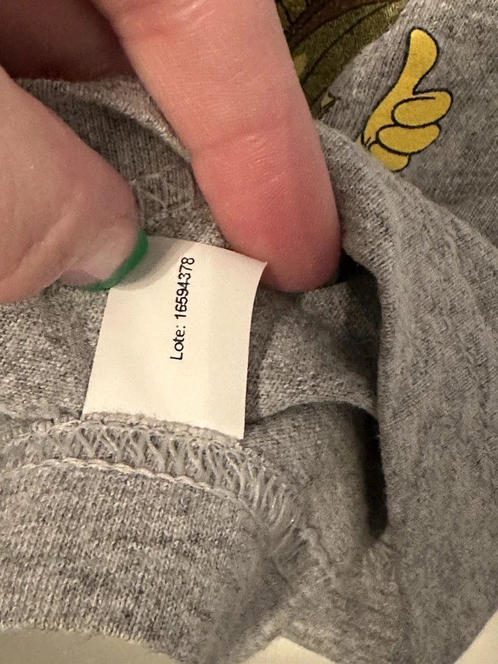 Camiseta de manga corta Space Jam Looney Tunes Juvenil Pequeña Tune Squad Usada en Excelente Condición Foto 4 de 4