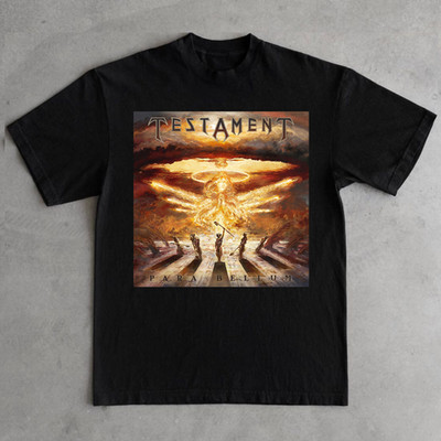 Testament Band - PARA BELLUM Album Tee Shirt Black Unisex S-5XL 1P1000