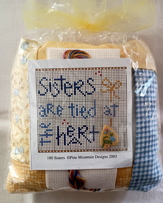 Pine Mountain - 'Sister's - Cross Stitch Pillow kit
