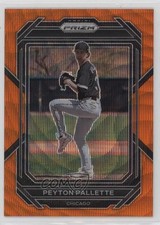 2023 Panini Prizm Orange Wave Prizm 41/50 Peyton Pallette #100 0q3