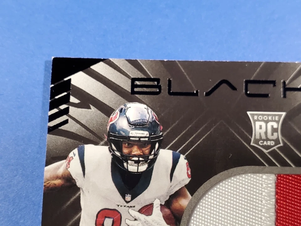 2021 PANINI BLACK NICO COLLINS ROOKIE AUTO PATCH SILVER INK SIGNATURE SP #/199 - Image 3 of 4