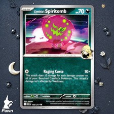 Cynthia's Spiritomb 133/217 Eroi Ascesi Pokemon TCG Carta Oscurità Singola