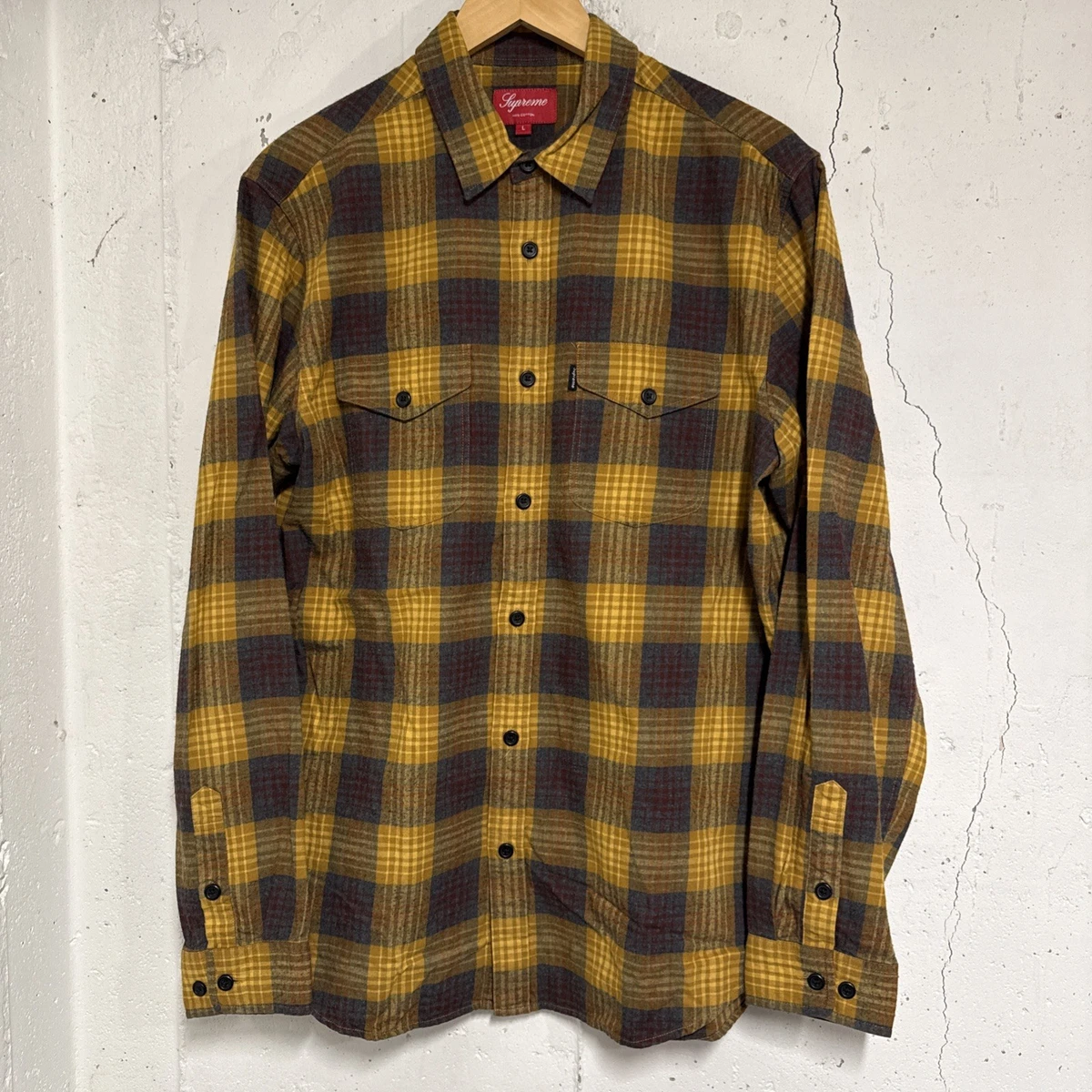 Supreme Long Sleeve Yellow Shirts for Men for sale | eBay