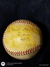 Ty Cobb Signed Baseball Autograph