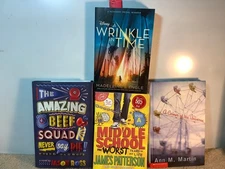 Lot of 4 Teen, Young Adult Chapter Books Mixed Authors & Genres