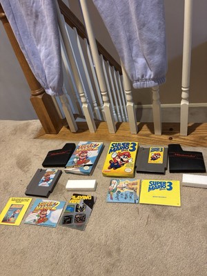 MARIO 2 &3  NES COMPLETE IN BOX GAME LOT OF 2 MARIO GAMES NES