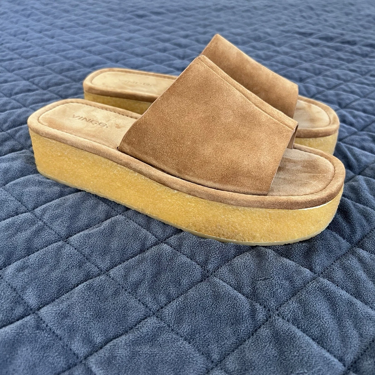 Vince Camel Suede Slide Sandals Vince Men main image 3