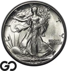 1946-S Walking Liberty Half Dollar, Flashy Solid Gem BU++