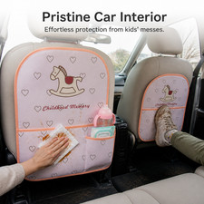 Car Seat Back Protector  Storage Organizer for Kids, for children - for travel