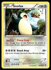 2015 XY - BREAKthrough Snorlax Basic/Uncommon #118