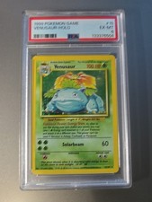 Venusaur Pokémon TCG Base Set 15/102 Holo Unlimited Rare PSA 6 EX-MT 1999 WOTC