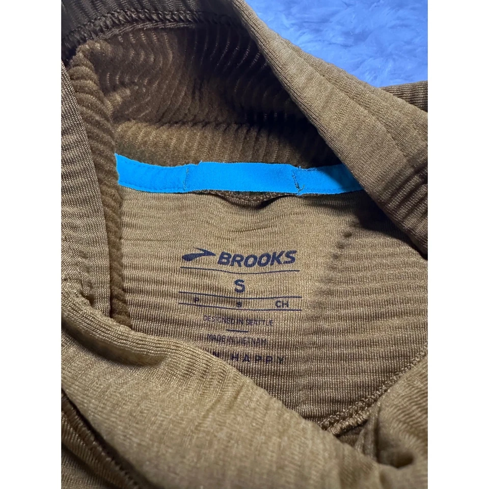 Reloj de sol/arena brezo manga larga térmico Brooks Muesca para mujer talla pequeña Foto 3 de 3