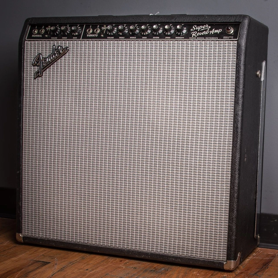 vintage 1965 fender super reverb amp - Image 4 of 4