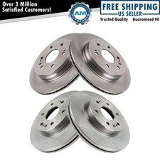 Front & Rear Brake Rotors Set Fits Cadillac Chevrolet GMC