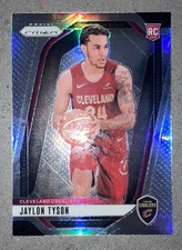 Panini Prizm 2024-25 Jaylon Tyson #228 Silver Prizm  Cleveland Cavaliers Rookie