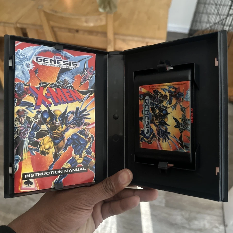 X-Men (Sega Genesis, 1993) Manual, Estuche y Cartucho - Probado Foto 4 de 4