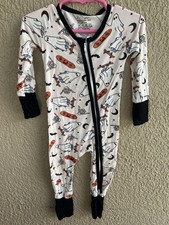 6-12 Months , Zippy, Halloween Bamboo Pajamas