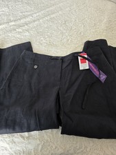 M & S Linen Trousers 18 Short