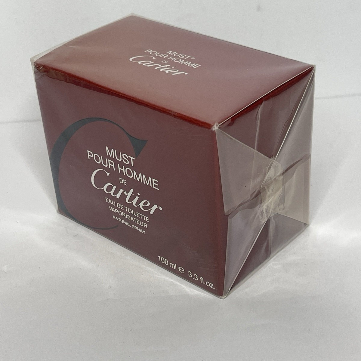 Must Pour Homme de CARTIER Eau De Toilette Spray 3.3 oz (100 ml
