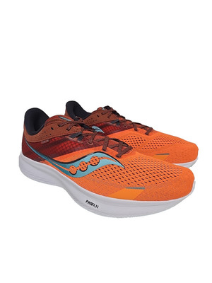 Saucony Men's Ride 16 S20830-25 Running Shoe Marigold/Lava Size 15M