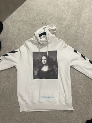 Off White Mona Lisa Hoodie White, Temperature, Small UK