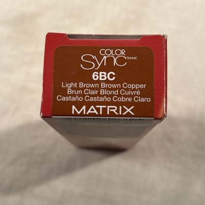 Matrix Socolor Pre-Bonded 6BC Light Brown Brown Copper Permanent Hair Color