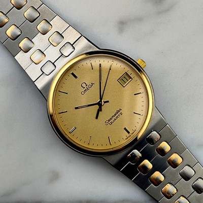 OMEGA Seamaster Quartz Two-Tone Rare Sparkling Dial [REF. 196.0277]