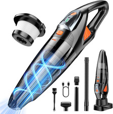 Handheld Vacuum Cordless 25000PA Powerful Suction, Portable Car Vacuum, 3 in 1 H