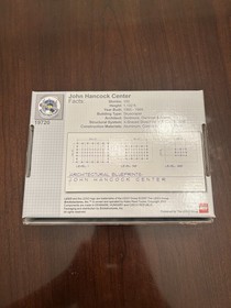 LEGO ARCHITECTURE: John Hancock Center ( 19720) Signed by Adam Reed Tucker-RARE