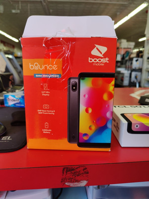 Boost Mobile Bounce 4G, 32GB, 6'' HD+ Display Black Smartphone (for Boost Only) 