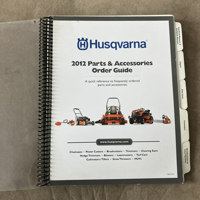 #ad 2012 Husqvarna Parts And Accessories Order Guide Very Good Condition $11.99